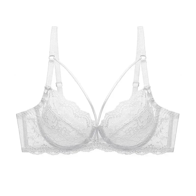 Logirlve Vente en gros 3 PIÈCES Sous-vêtements sexy Femme Soutiens-gorge en dentelle Soutien-gorge ajouré ultra-mince Lingerie femme Soutien-gorge grande taille