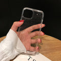 Étui Transparent à Paillettes de Luxe pour IPhone 14 13 12 11 Pro Max Mini X XS Max XR, Coque en Silicone Mignon Brillant Antichoc, Housse de Protection Rigide Antichoc Pour iPhone