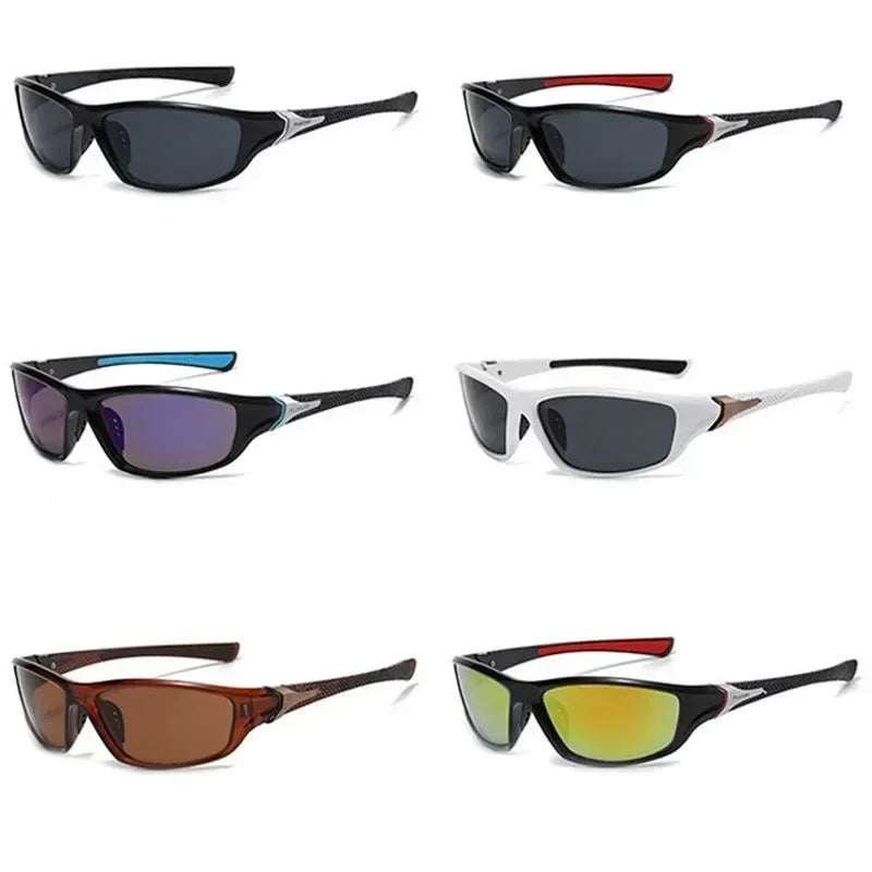 Lunettes de soleil Lunettes de cyclisme Lunettes de sport de plein air Cyclisme Vélo Course Vélo Équitation Lunettes de soleil Lunettes de pêche Pièce de vélo