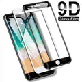 Verre Trempé 9D Couverture Complète Pour iPhone 8 7 6 6S Plus 5 5S SE 2020 Protection d'Écran Pour iPhone 11 Pro XS Max X XR Film Protecteur Verre Trempé Protection d'Écran avec Bord Incurvé Protecteur d'Écran