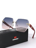 2025 Nouvelles Lunettes de Soleil Tendance Marque de Luxe Designer Femmes Hommes Rétro Carré Grand Cadre Lunettes Uv400 Extérieur Verres Emballage Boîte