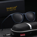 BARCUR Lunettes de soleil polarisées œil de chat pour femmes – Protection UV400 légère avec monture en polycarbonate tendance, verres miroirs et design élégant – Accessoires d'été stylés pour le shopping, les voyages et l'extérieur