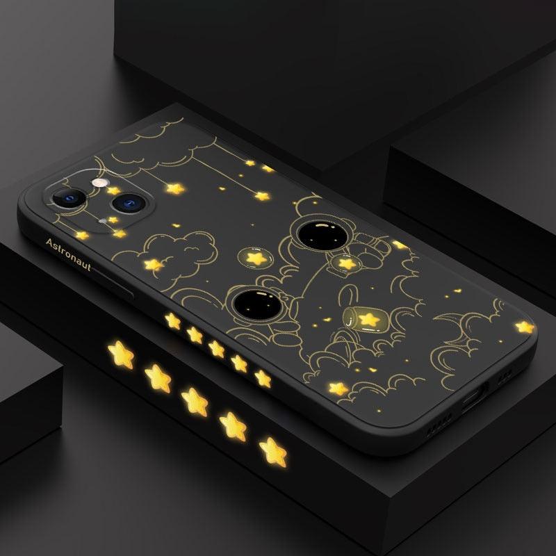 Coque de téléphone astronaute pour iPhone 14 13 12 11 Pro Max Mini X Xr Xs Max Se2020 8 7 Plus 6 6s Plus, protection hybride robuste