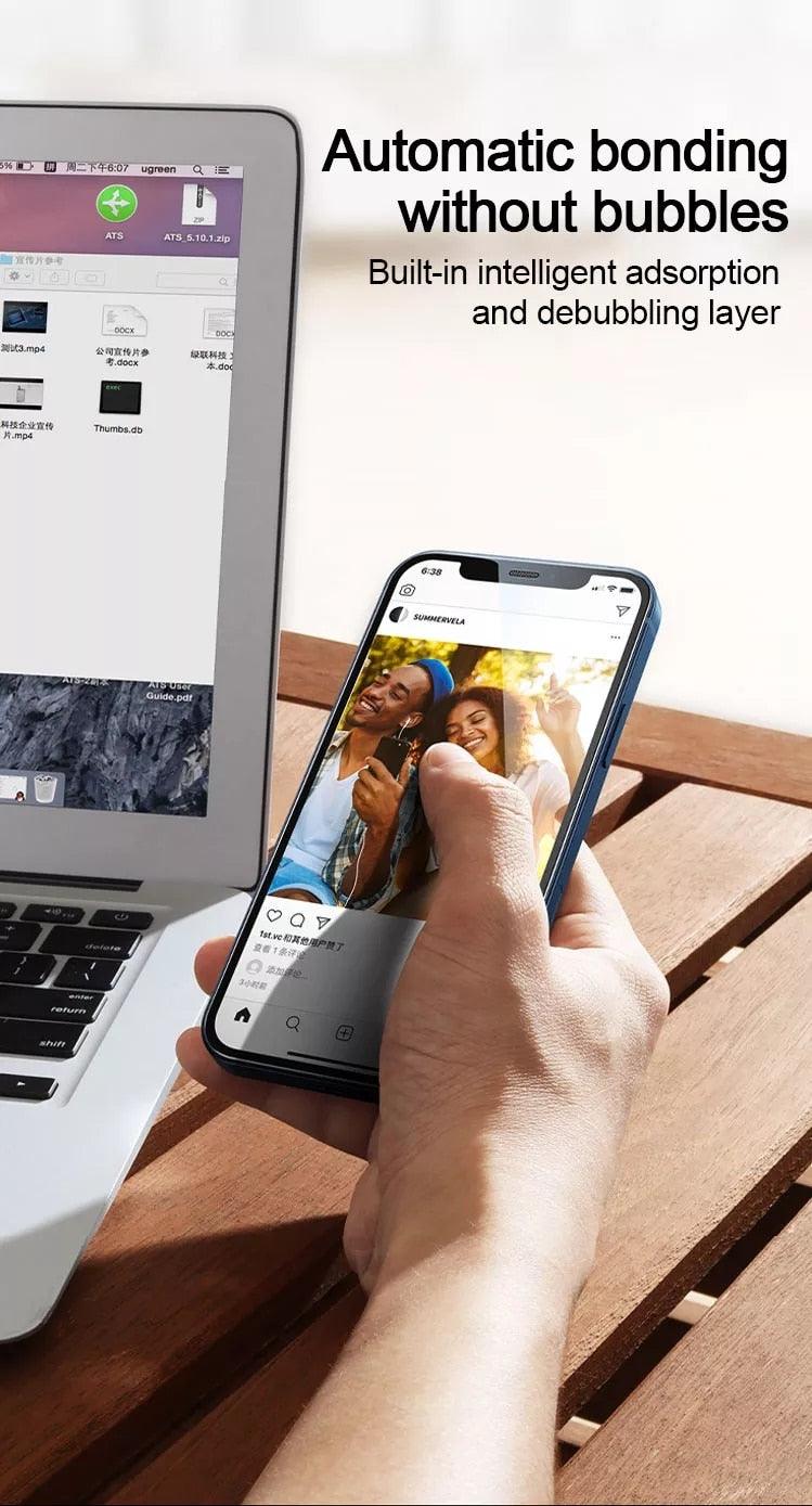 4 films en verre trempé pour iPhone 11 12 13 Pro XR X XS Max, protecteur d'écran pour iPhone 14 Pro Max Mini 7 8 6 6S Plus 5S SE, protection d'écran intégrale en verre trempé