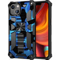 Coque magnétique antichoc durable vert armée compatible iPhone 14 pour iPhone 14 Pro Max 14 Plus 11 12 13 Pro Max XS Housse de protection de téléphone robuste Armure Camouflage