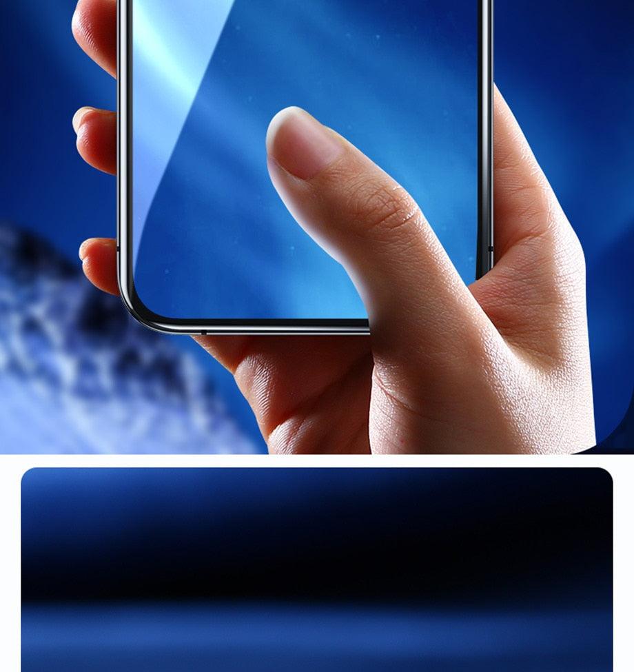 Lot de 4 protections d'écran complètes en verre pour iPhone 11 12 13 Pro XS Max, protection d'objectif d'appareil photo pour iPhone X 11 Pro Max 12 13 Mini 14 Pro Max