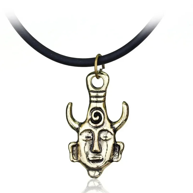 Pendentif Collier Unisexe Cordon Cuir Cuivré Surnaturel Film Hot Dean Winchester Jensen Ackles Bijoux Amulette Vintage