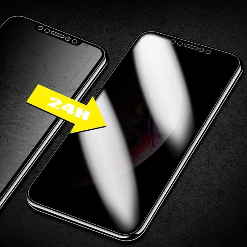 3 films hydrogel anti-espion pour iPhone 12 11 Pro Max 7 8 Plus, protecteurs d'écran de confidentialité pour iPhone 13 14 XS MAX X XR, pas en verre, film hydrogel protecteur d'écran de confidentialité compatible avec iPhone