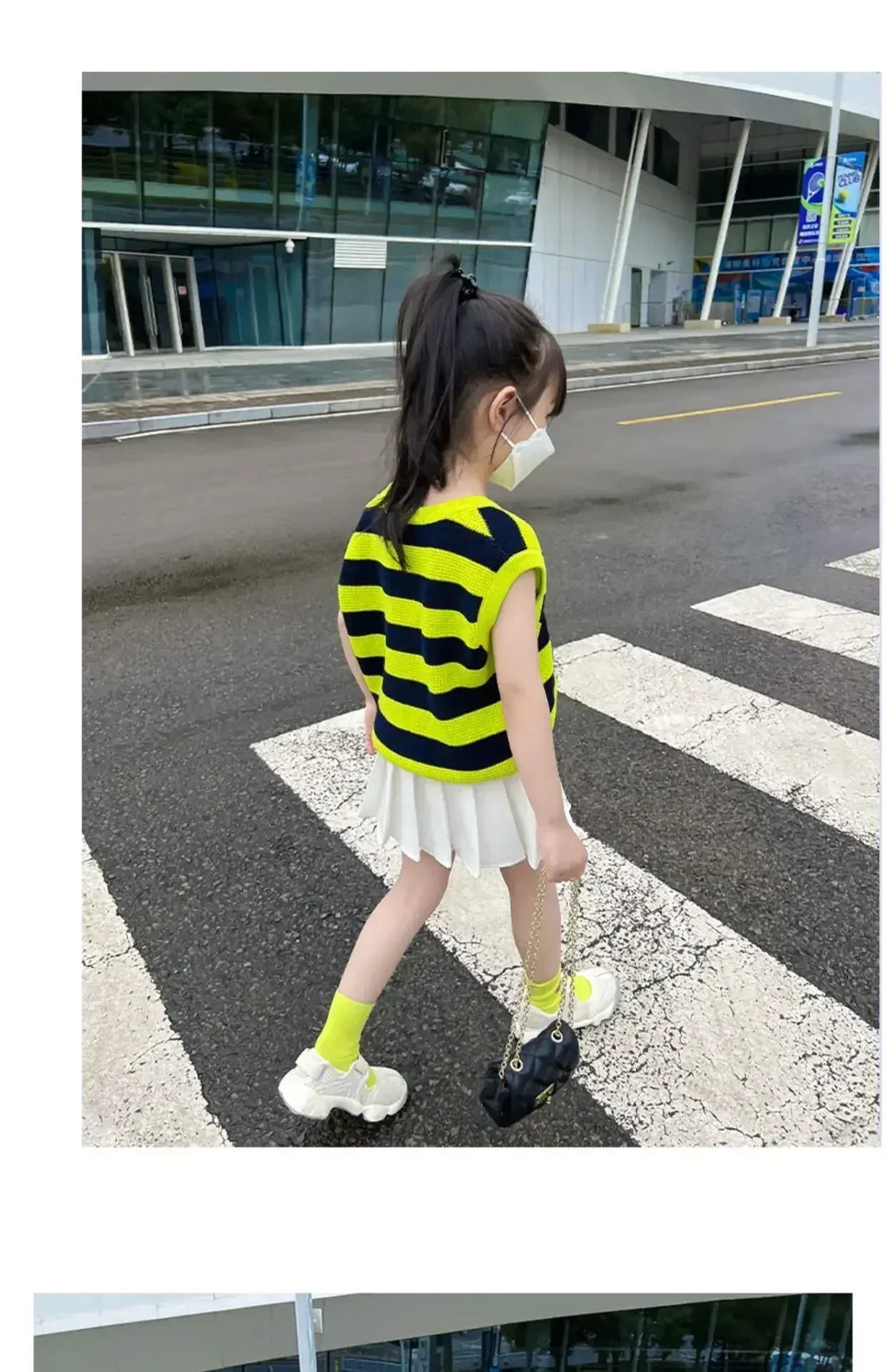1 jupe plissée printemps-été pour filles, jupe trapèze élastique pour étudiantes, jupes JK style collège pour enfants, jupes courtes mode pour enfants