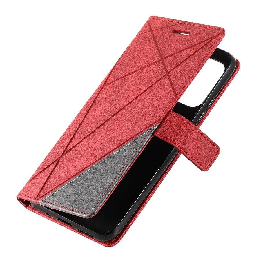 Étui portefeuille en cuir à rabat pour Xiaomi Redmi 10 10A 10C 9 9A 9C 9T Note 11S 11 Pro 10S 10 Pro 9 Pro 8T 7 Poco X4 GT M4 Pro F4 11T Étui portefeuille à rabat avec fermeture magnétique, fentes pour cartes et dragonne, étui de protection