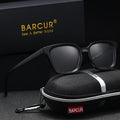 BARCUR Lunettes de lecture carrées tendance pour hommes et femmes, anti-lumière bleue, verres transparents pour ordinateur, lecteurs presbytes, monture élégante pour l'été, utilisation intérieure et extérieure