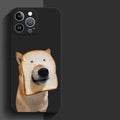Coque de téléphone mignonne et amusante pour chiot pour iPhone 13 14 11 12 Pro Max XS XR 7 8 Plus Coque de téléphone créative antichoc en silicone souple Coque de téléphone mignonne en silicone flexible avec motif de chien