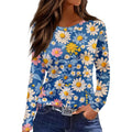 Chemisier Vintage Fleuri en Maille – 9 Styles, S–XXXL