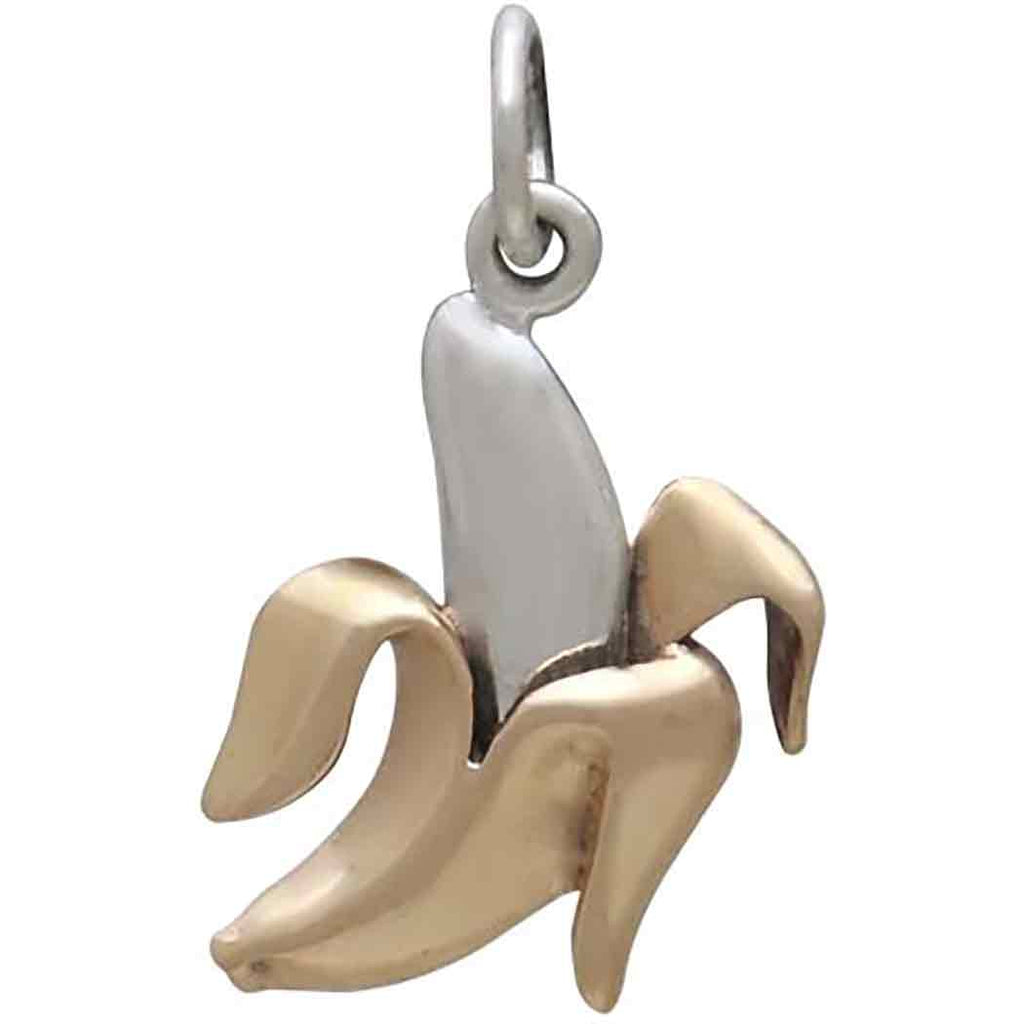 Collier banane en argent sterling