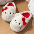 Chaussons en peluche Sanrio Hellokitty