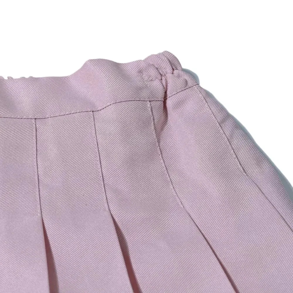 Jupe plissée d'été pour fille, Jupe d'été pour enfants, Mini-jupes pour filles, Jupe plissée vintage 3-13 ans, Jupe-culotte froncée pour jeunes filles