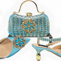Chaussures italiennes pour femme et sac assorti dernier cri HKK1-62