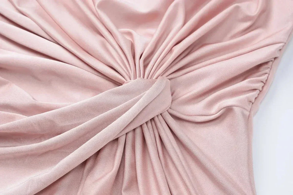 Robe longue Dulzura à manches longues et épaulettes, froncée, unie, élégante, pour bal de promo ou soirée, tenue d'automne et d'hiver pour femme