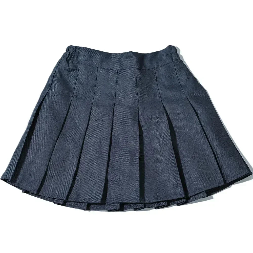 Jupe plissée d'été pour fille, Jupe d'été pour enfants, Mini-jupes pour filles, Jupe plissée vintage 3-13 ans, Jupe-culotte froncée pour jeunes filles