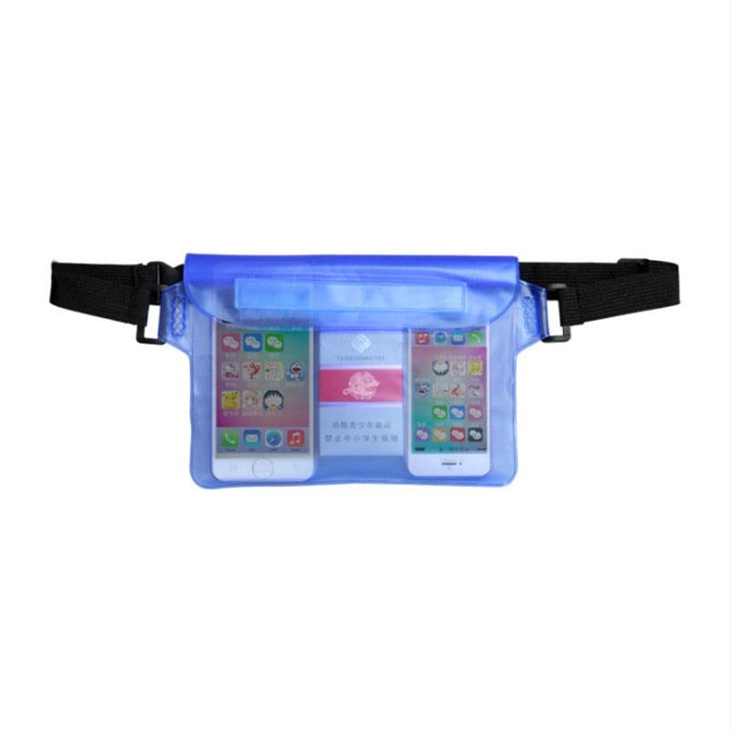 Sac banane étanche avec écran tactile pour téléphone, ceinture réglable, 3 couches d'étanchéité élevée, sac de natation, grande taille, sac de protection transparent pour téléphone portable iPhone