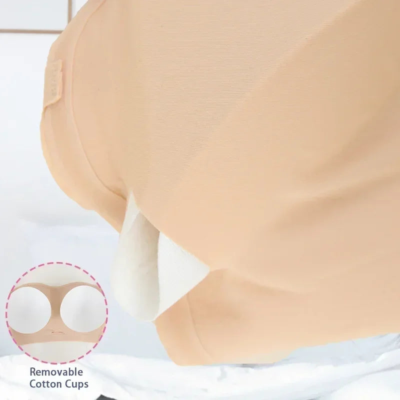 Soutien-gorge Push-Up pour femme, Sexy grande taille, Doux Respirant, Sans Armature, Sous-vêtements Anti-dérapant, Sans Coutures, Bretelles et Bonnets Amovibles, Lingerie