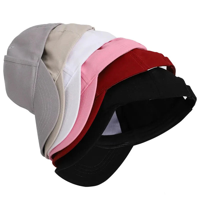 Casquette de baseball queue de cheval haute pour femme