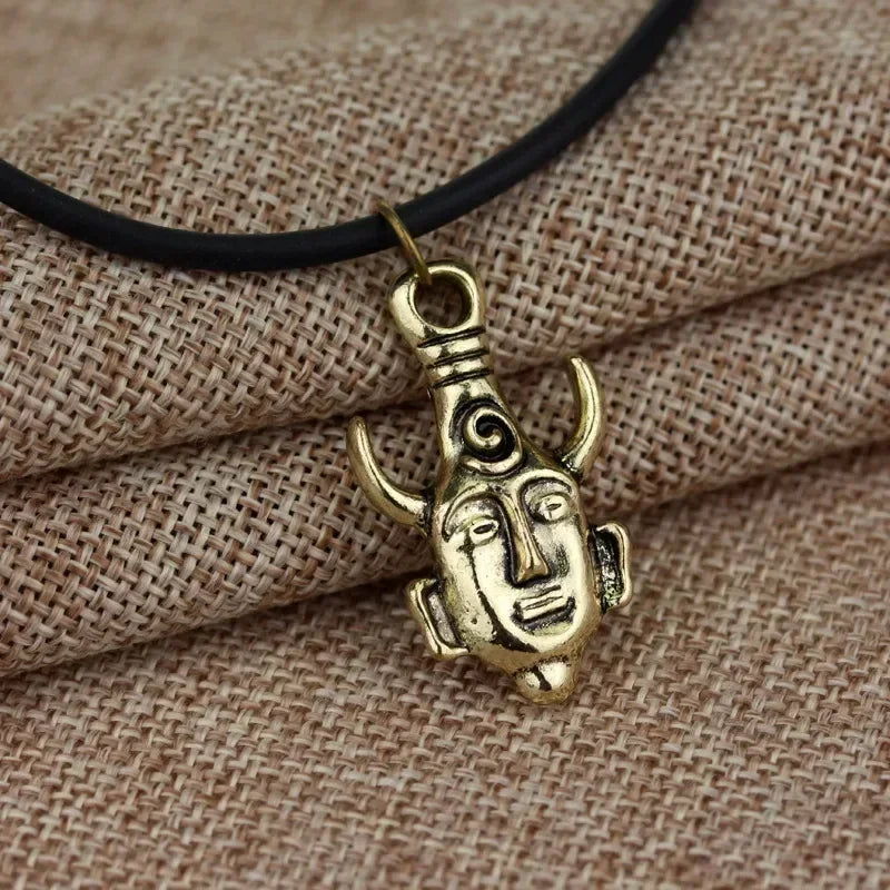 Pendentif Collier Unisexe Cordon Cuir Cuivré Surnaturel Film Hot Dean Winchester Jensen Ackles Bijoux Amulette Vintage