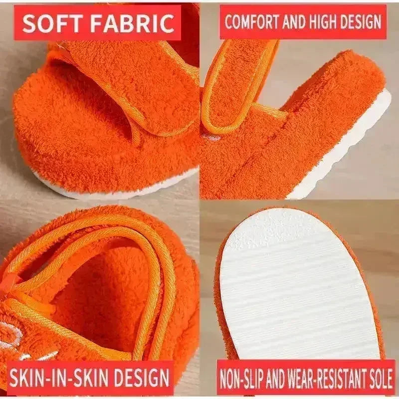 Sandales décontractées à semelle compensée pour femmes Bleu/Orange/Noir/Vert