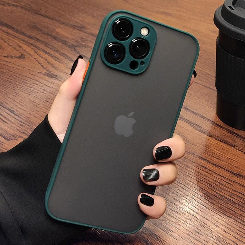 Coque de luxe antichoc en silicone transparent pour iPhone 11 12 13 14 Pro Max avec bord souple et pare-chocs antichoc pour iPhone