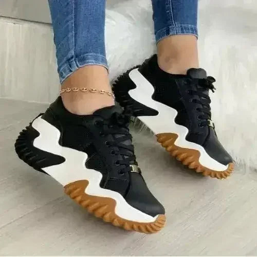 Baskets vulcanisées à plateforme - Chaussures respirantes | Femstylo