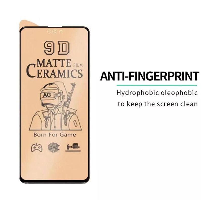 4 films de protection d'écran souples en céramique mate pour iPhone 14 13 12 Pro Max 11 XR XS X 8 7 Plus SE20 anti-casse, film non en verre, finition mate, protecteur d'écran en verre trempé pour iPhone