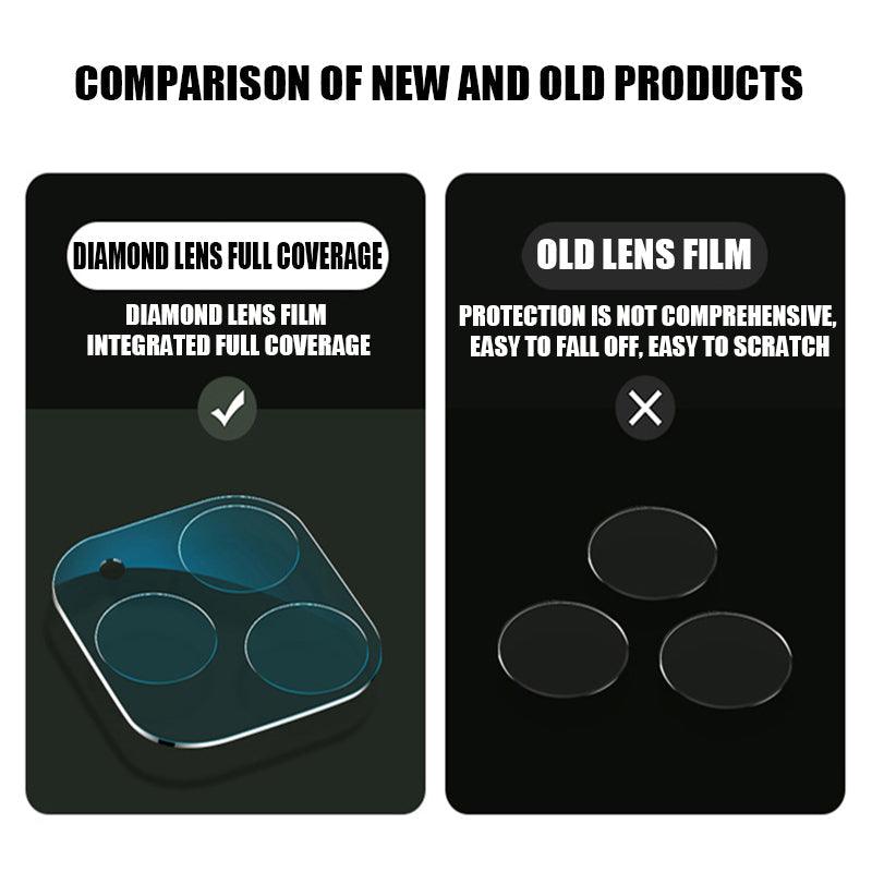 3 Protecteurs d'écran d'objectif de caméra pour iPhone 11 12 Pro Max 13 Mini Verre d'appareil photo pour iPhone XR XS X 7 8 Plus 6 6S SE 2020 Verre d'objectif en verre trempé résistant aux rayures