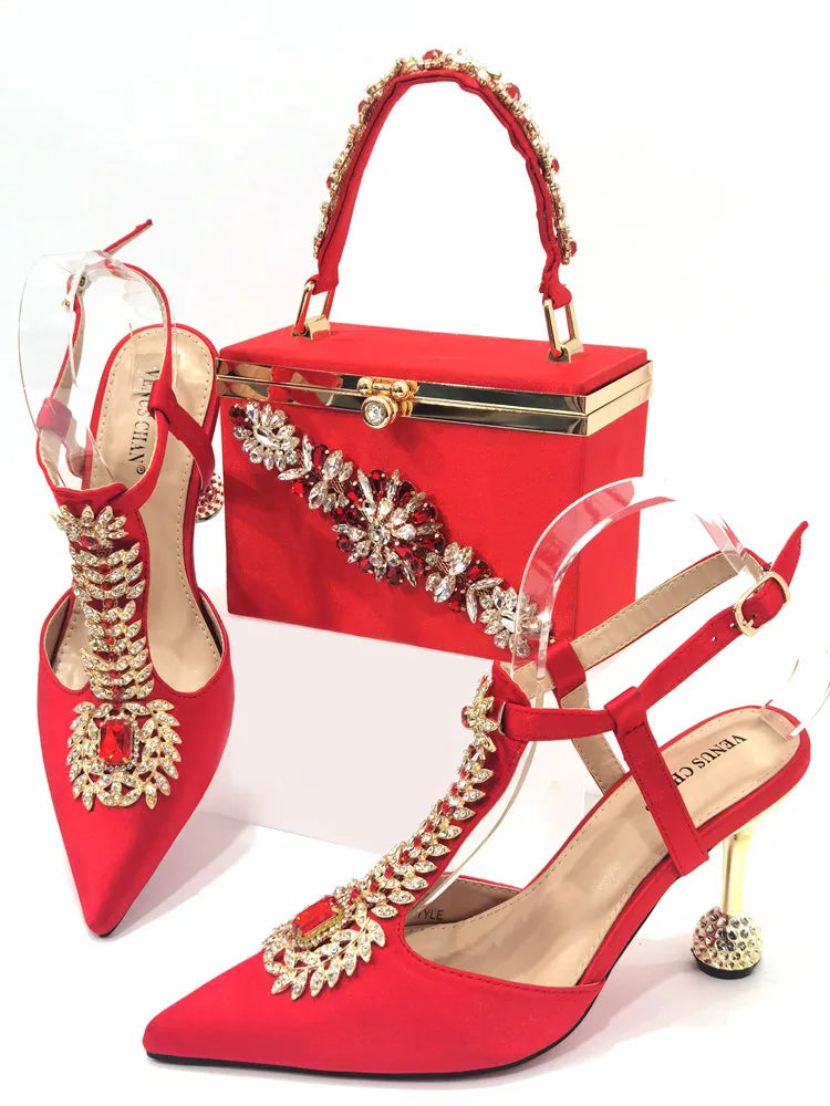 Ensemble chaussures et sacs femme de haute qualité HUY1-6