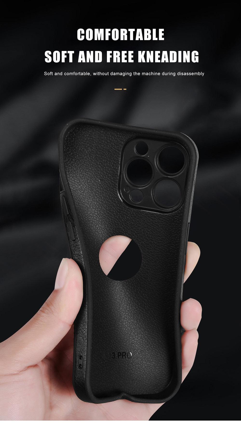 Étui de Téléphone en Cuir PU de Luxe Pour iPhone 14 13 Pro Max 12Pro 11Pro Max 13 12 Pro XS MAX XR X SE 7 8 plus Coque Arrière Tendance Étui Arrière en Cuir pour iPhone 14 Pro Housse Antichoc pour iPhone