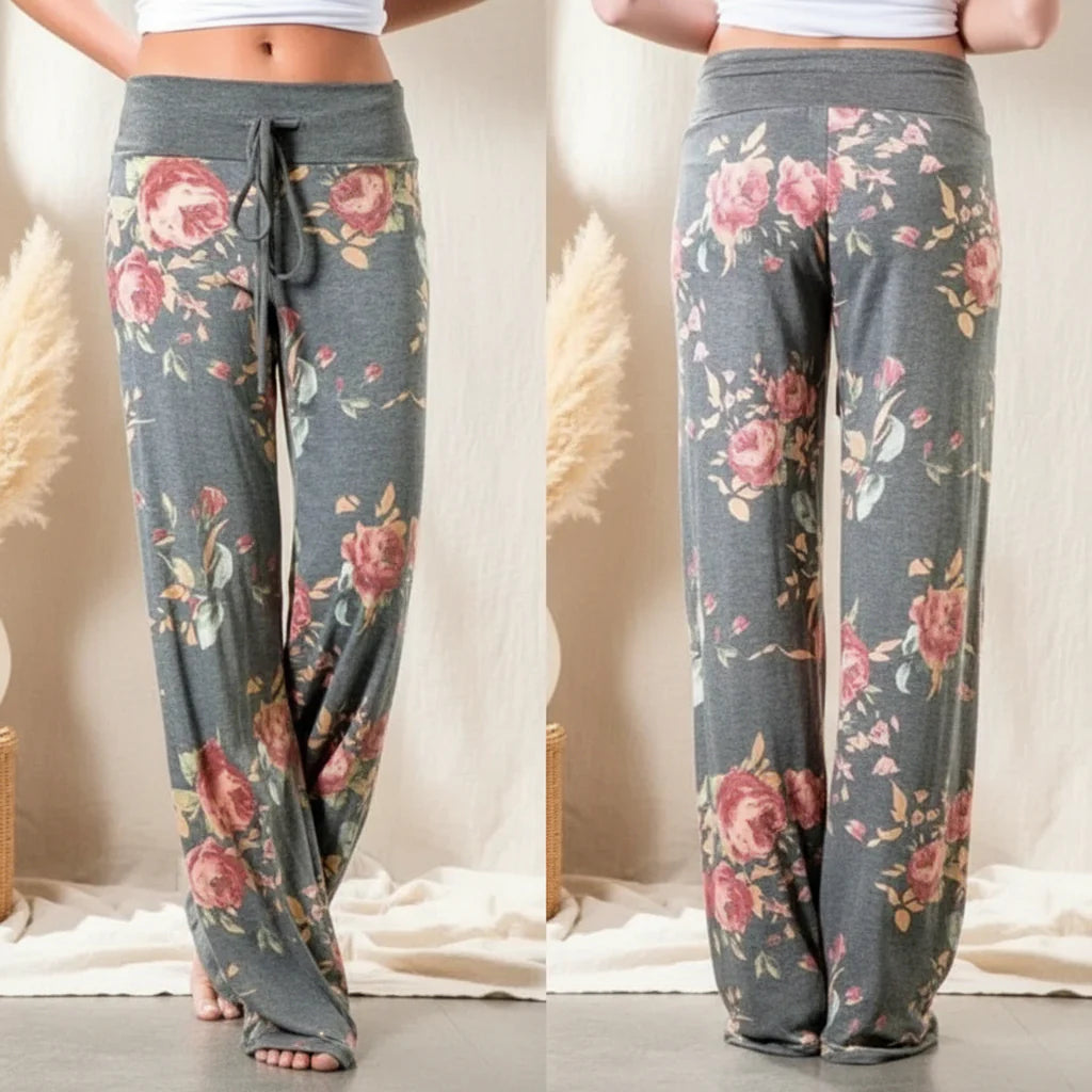 Pantalon de yoga ample pour femmes – Pantalon de pyjama décontracté
