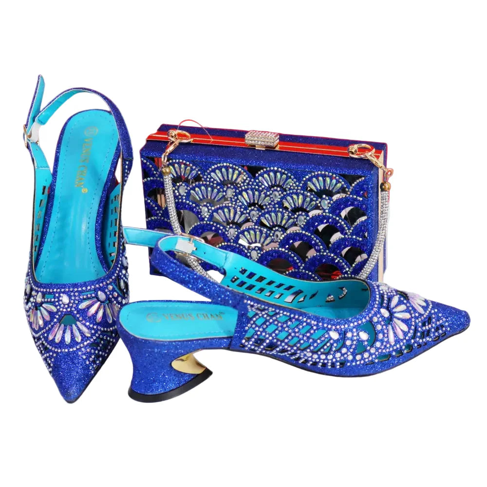 Ensemble élégant chaussures et sac pour femme WEQ34