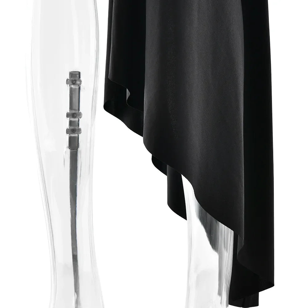 Robe Courte Plissée Irrégulière | Robe de Soirée à Franges - Femstylo