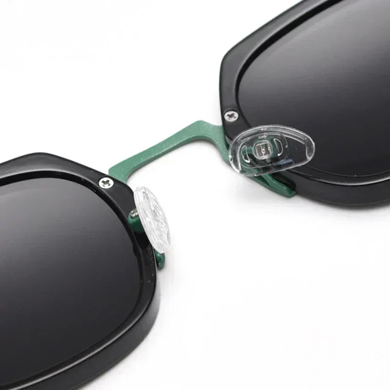 Caterside Lunettes de soleil polarisées rétro Punk pour hommes, monture métallique, verres carrés, mode, pour femmes, voyage en extérieur, conduite, protection UV400