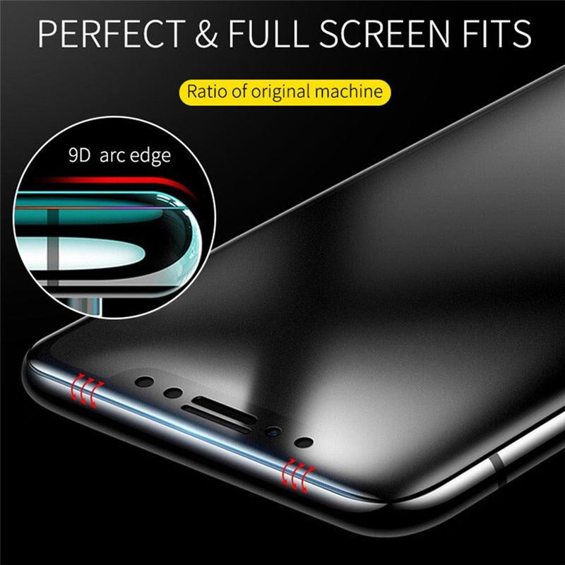 4 films de protection d'écran souples en céramique mate pour iPhone 14 13 12 Pro Max 11 XR XS X 8 7 Plus SE20 anti-casse, film non en verre, finition mate, protecteur d'écran en verre trempé pour iPhone