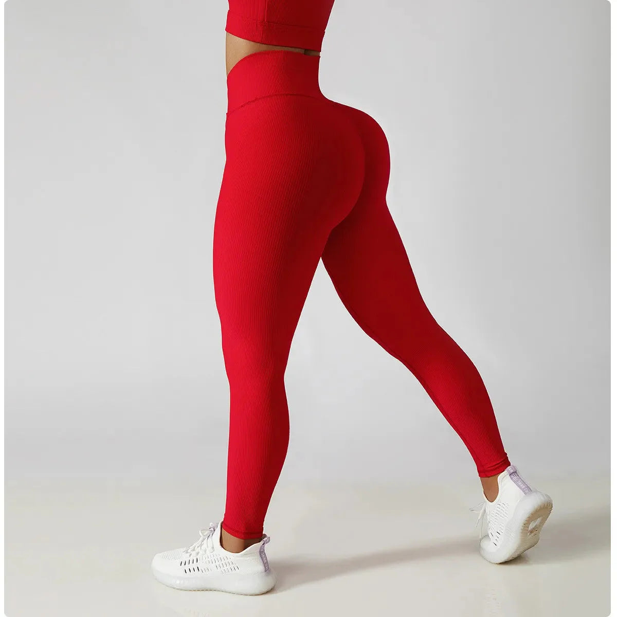 Ensemble de yoga sans coutures 3 pièces – Veste, soutien-gorge et leggings