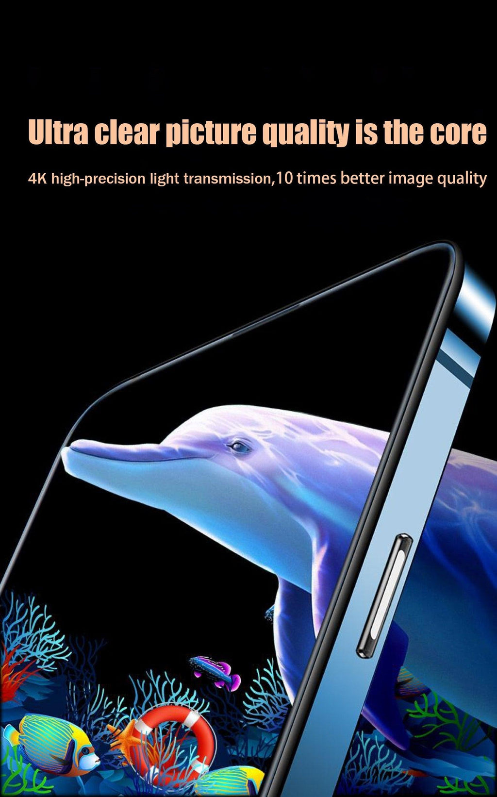 4 protecteurs d'écran en verre trempé pour iPhone 14 13 Mini 12 11 Pro Max X XS XR 7 8 Plus SE 3, film de protection pour iPhone 14 Plus