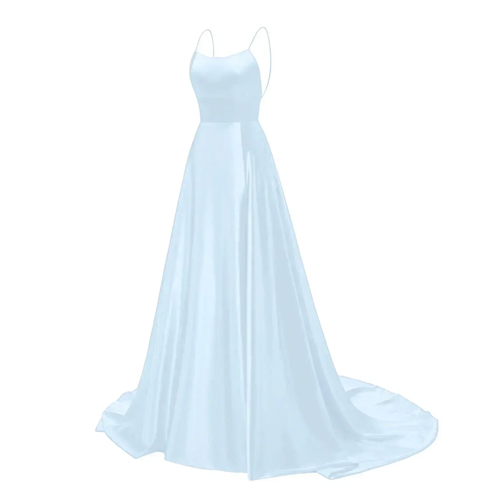Robe de Demoiselle d'Honneur Bleu Marine pour Mariages Femme Invitée 2024 Sexy à Fines Bretelles Fendue Robes de Soirée Longues