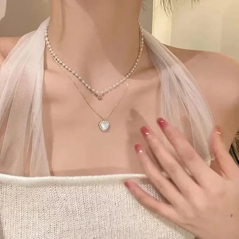 Collier avec pendentif carré de zircon rose luxueux pour femme, accessoire quotidien tendance et personnalisé, bijoux de fête, cadeaux d'anniversaire