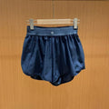 Short de cyclisme noir respirant confortable, short de sport d'été, de course, de fitness, de loisirs, taille haute élastique, ample, pour le yoga