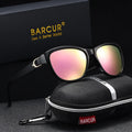 Lunettes de soleil polarisées pour hommes BARCUR – Lentille TAC elliptique dégradée avec protection UV400 – Monture légère en acier inoxydable, élégantes pour l'été, pour les voyages, la conduite et les occasions de cadeaux en extérieur