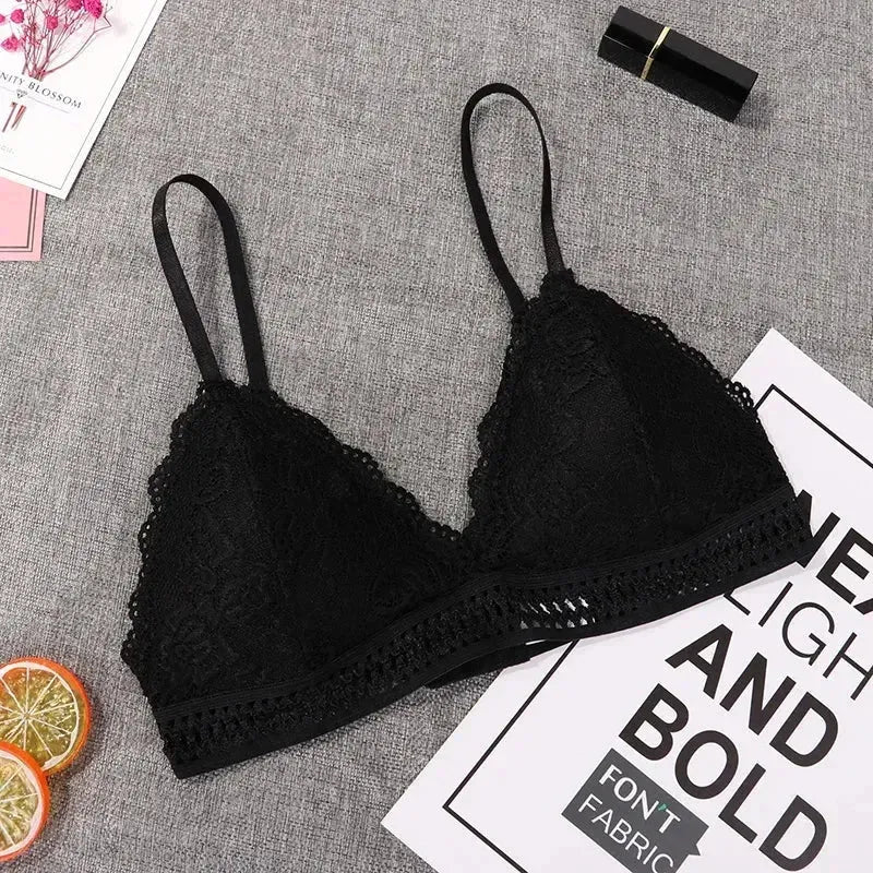 Soutien-gorge Push-Up Sans Armature Gainant Dentelle Florale Sexy Haut Femme Grande Taille Bralette Sous-vêtements Lingerie Bonnets Complets Soutiens-gorge Sans Couture