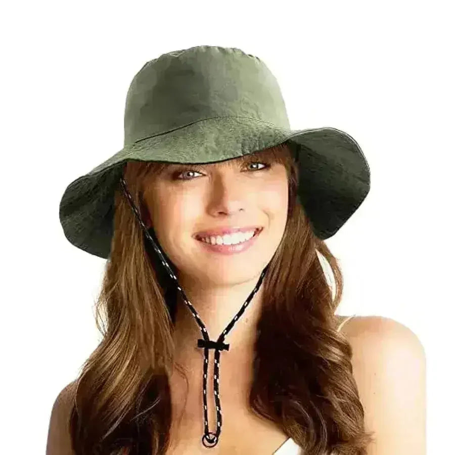 Chapeau de soleil imperméable pour femmes - Protection UV UPF50+ et pliable