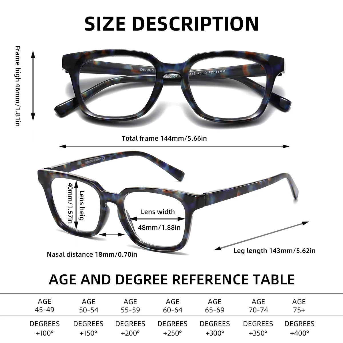 BARCUR Lunettes de lecture carrées tendance pour hommes et femmes, anti-lumière bleue, verres transparents pour ordinateur, lecteurs presbytes, monture élégante pour l'été, utilisation intérieure et extérieure