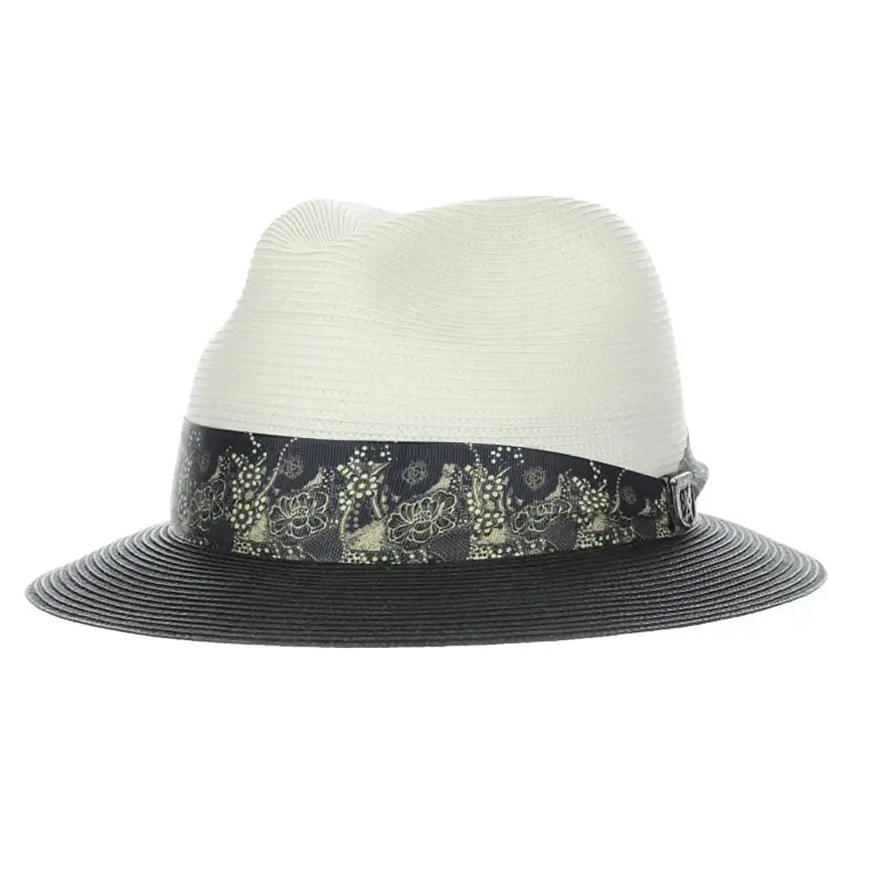 Stacy Adams Haring - Chapeau Fedora en paille
