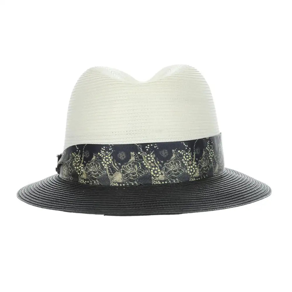 Stacy Adams Haring - Chapeau Fedora en paille